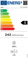 Mrazák Haier H2F-255WSAA energetický štítek new